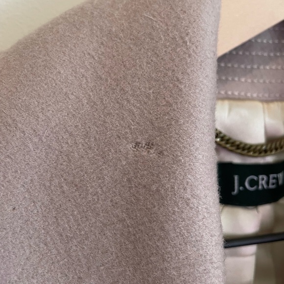 J. Crew Women's Pea Coat in Light Beige - Picture 9 of 9